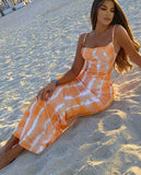 Printed Bodycon Beach Long Dress