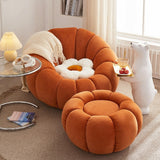 Pumpkin Sofa Couch with Rotating Function and Soft Cloth Material