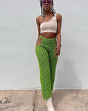 Knitted Hollow Out Stretchy Long Trouser
