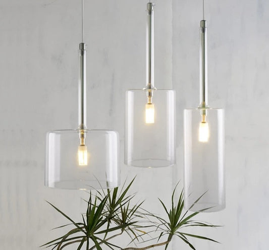 Modern Glass Lamp Minimalist Dining Table Pendant Lighting