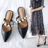Shoes Spiked Flat-soled Slippers with Low heels